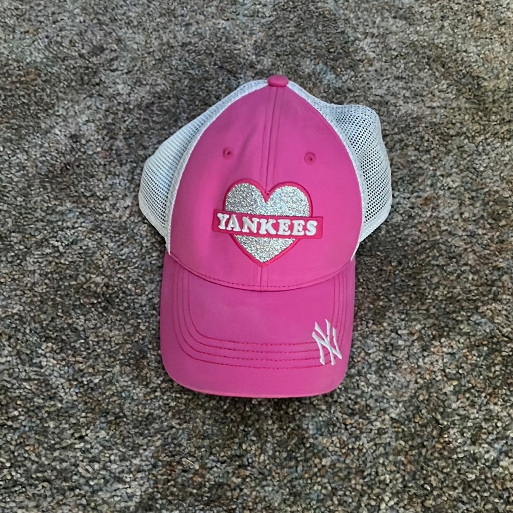 Girls Yankees baseball hat